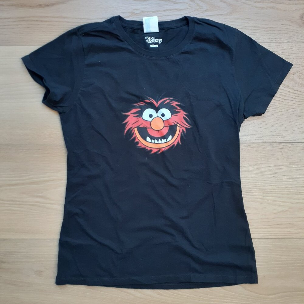 The Muppets - Animal - New Women's Small Black T-Shirt